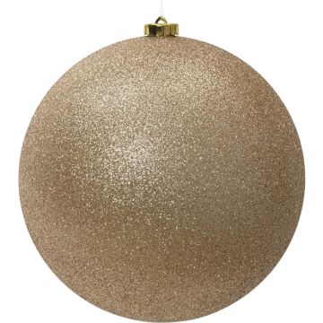 Decoris kunststof kerstbal 14cm parel