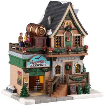 Lemax eagle's nest brewing verlicht kersthuisje Vail Village 2026