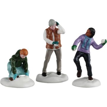 Lemax snowball fight kerstdorp figuur type 3 2026