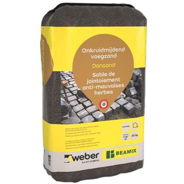 Weber Beamix dansand antraciet 20kg
