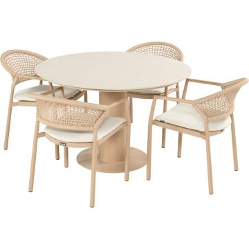 Hartman diningset girona taragona cappuccino