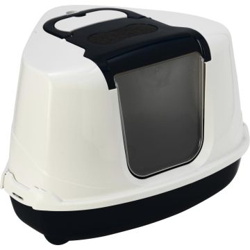 Moderna Flip Corner kattentoilet wit 55,7 x 45,1 x 38,2cm