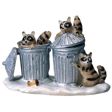 Lemax trash bandits kerstdorp figuur type 1 2004