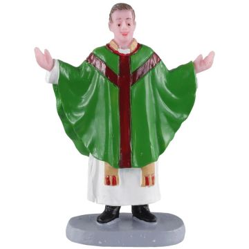 Lemax parish priest kerstdorp figuur type 1 Caddington Village 2020